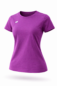 BABY LOOK ROXA 100% ALGODÃO