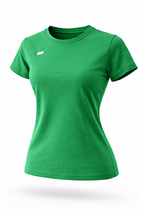 BABY LOOK VERDE BANDEIRA 100% ALGODÃO