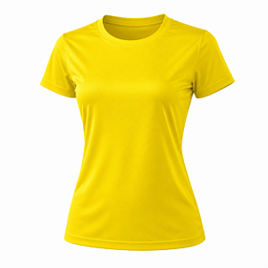 BABY LOOK DRYFIT AMARELA
