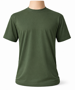CAMISETA VERDE MUSGO 100% ALGODÃO