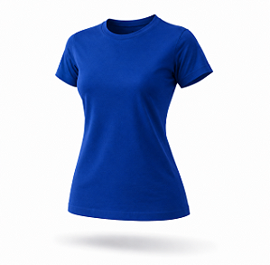 BABY LOOK AZUL BIC PV (Poliéster + Viscose)