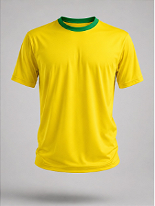 CAMISETA DRYFIT AMARELA BRASIL