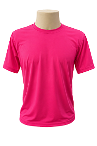 Camiseta Rosa Pink 100% Poliéster