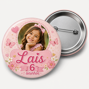 Bottons 32mm (3,2cm) Personalizado