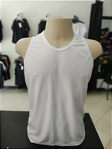 REGATA UNISSEX BRANCA 100% DRYFIT