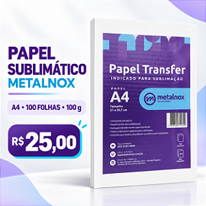 Papel A4 Sublimatico metalnox