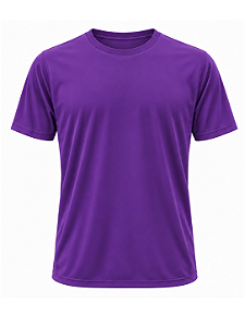 Camiseta ROXA 100% POLIÉSTER