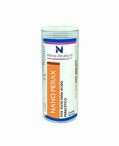 Fita Para Teste De Teor De Ácido Peracético Nano Perax C/ 50 Fitas