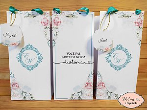 Sacola Padrinhos de Casamento 25x11