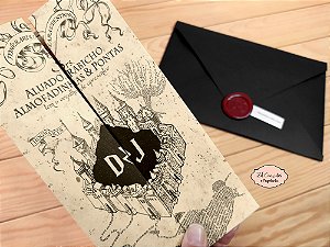 Convite Harry Potter