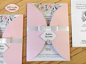 Convite Floral Corte Especial