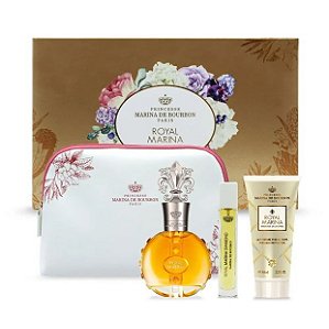 Kit Marina de Bourbon - Diamond Eau De Parfum 100ml + 20ml + Body Lotion 100ml + Necessaire