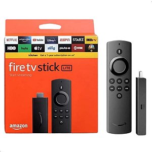 Fire TV Stick Lite | Streaming em Full HD com Alexa | Com Controle Remoto Lite por Voz com Alexa
