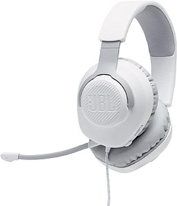 Fone de ouvido JBL QUANTUM 100 Headset Gamer Branco