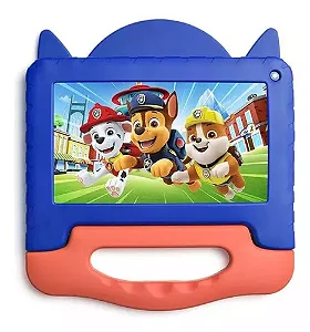 Tablet Patrulha Canina Chase, 64GB, 4GB RAM, Android 13, Tela 7"