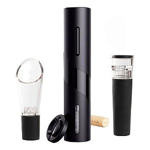 Kit 4 em 1 Saca Rolhas abridor De Garrafa Vinho À Pilhas Automático manual Kit Dosador Bico dosador Tampa