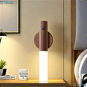 Kit 4 Luminária Lâmpada Com Sensor de Movimento Parede Recarregável