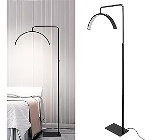 Luminária Led Meia Lua Pendente Salão Maquiagem Tripé