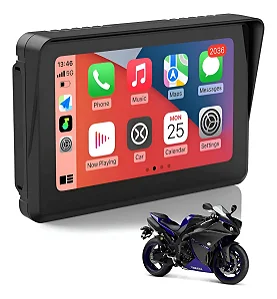 Central Multimídia 5" para Moto – Tela Full HD Touch Screen Premium
