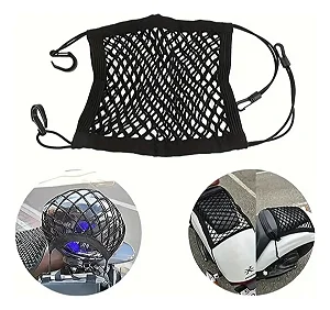 Redinha Aranha Dupla Para Carga Moto Universal Com Gancho