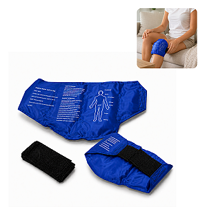 Bolsa Térmica Em Gel Com Faixa Reutilizável Compressa Quente Fria Ajustável Joelho Perna Braço
