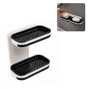 Porta Sabonete Dupla Adesiva Saboneteira Banheiro Box Lavabo Parede Organizador Sem Furos