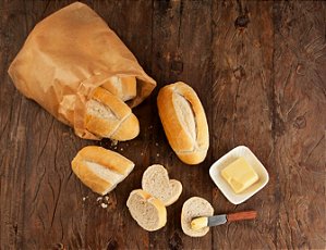 Pão Francês Pré-Assado Modelado Caixa