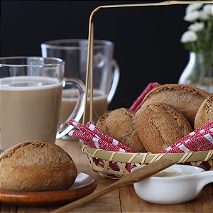 Mini Pão Francês Integral Pré-Assado Caixa