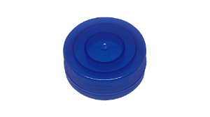 Tampa Rosca Inviolável R60-510 - Azul Escuro Translúcido