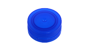 Tampa Rosca Inviolável R30-35 - Azul Escuro Translúcido