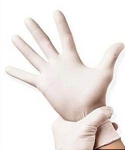 Luva látex (diversos tamanhos)