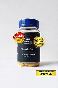 Ozon Caps – Óleo de Coco Ozonizado em Cápsulas (60 unidades)