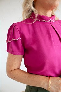 Blusa Doçura Fúcsia