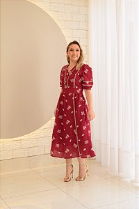 Vestido Bela Marsala