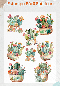 Estampa Fácil - Cactus
