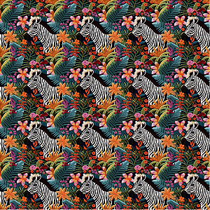 Digital D437 - Zebras Bordadas