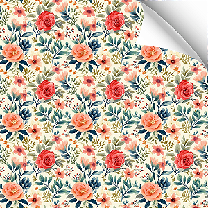 P011 - Plastic Rosas Coral