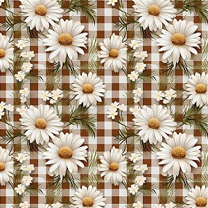 Digital Daisy Marrom
