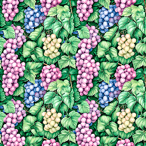 Digital Green Purple Uvas