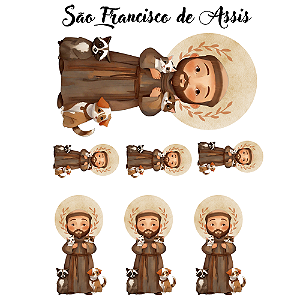 111367 - Estampa Fácil São Francisco De Assis