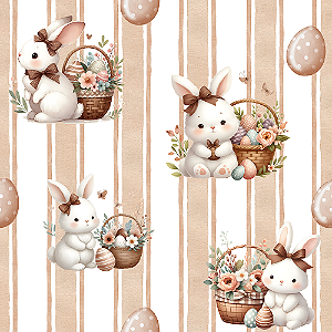 DP129 - Páscoa Fofa Marrom