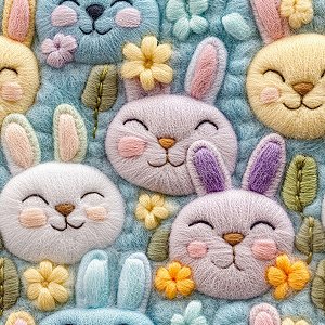 DP106 - Coelhos Happy Faces