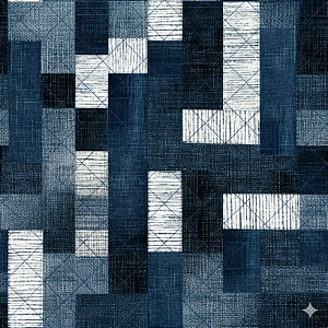 M074 - MATELASSÊ - Jeans Geométricos