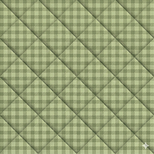 M909347 - MATELASSÊ - Xadrez Verde Cana