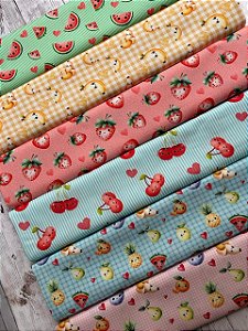 Kit Digital Frutinhas Kawaii