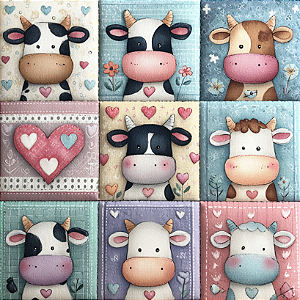 D2409 - Patch Bichinhos Vaquinhas