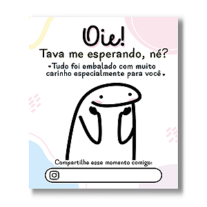 Cartão de Agradecimento 200 und.