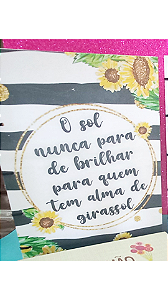 Caderno de Ideias Copta Diário-Seja Girassol
