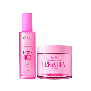 Kit Urban Beat Creme Corporal e Perfume Mist Body Splash - Skelt