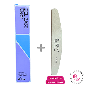 Volia Gel Sachê 12g- Gel Base Sem TPO (Lixa de Brinde )